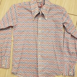 Vintage 70s Collar Don Walker Shirt